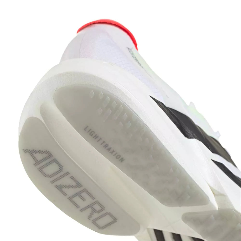 Adidas Mens Adizero Adios Pro 4 - Cloud White/Core Black/Silver Metallic - Neutral - SS25