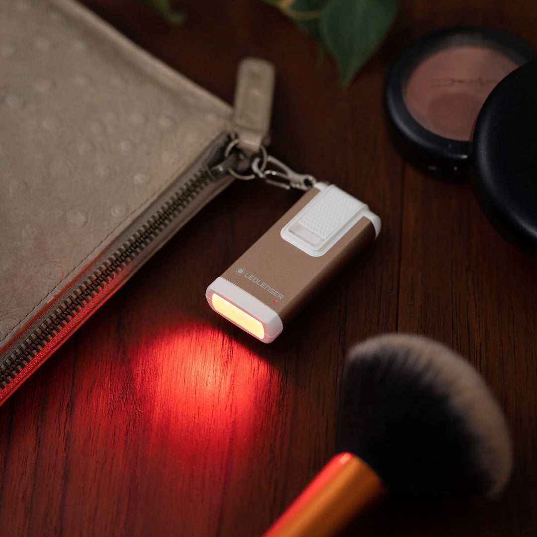 Ledlenser K6R Rechargeable Keyring Torch - Rose Gold