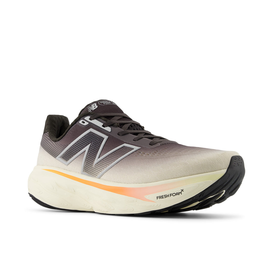 New Balance Mens 1080V14 - Black Cement/Angora/Hot Mango - Neutral - SS25