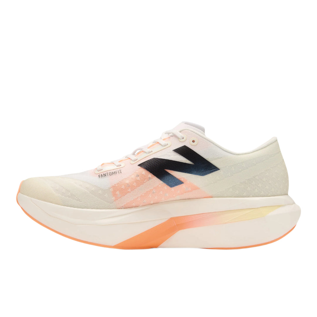 New Balance Mens FuelCell SuperComp Elite V4 - White/Angora/Hot Mango - SS25