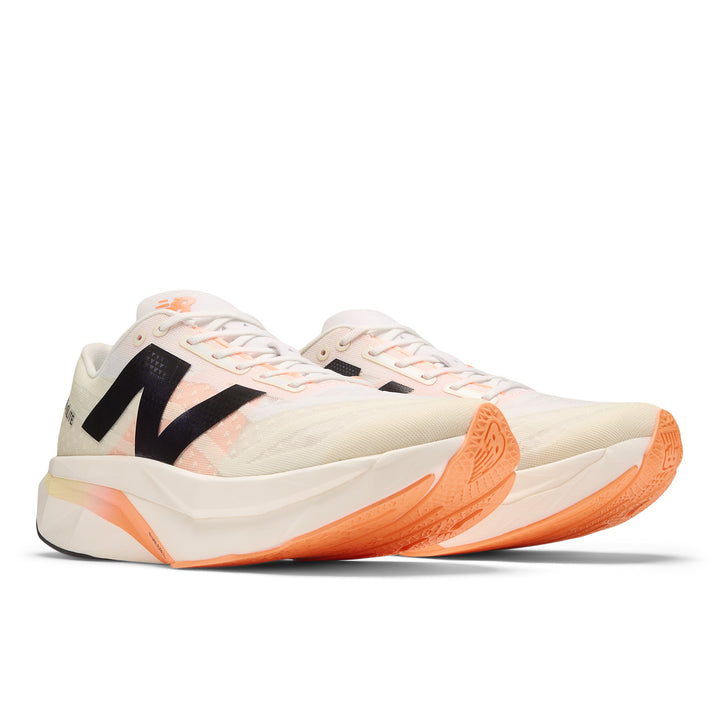 New Balance Mens FuelCell SuperComp Elite V4 - White/Angora/Hot Mango - SS25