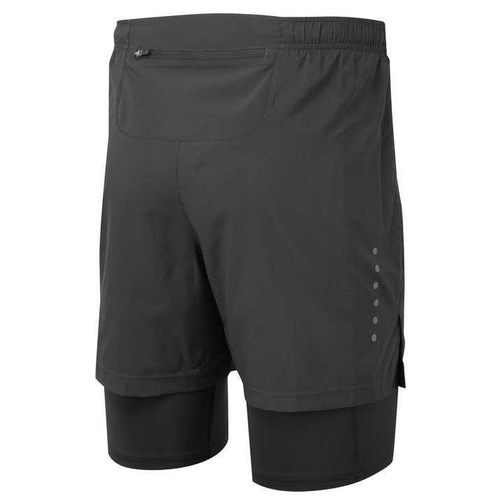 RonHill Mens Core Twin Short - All Black