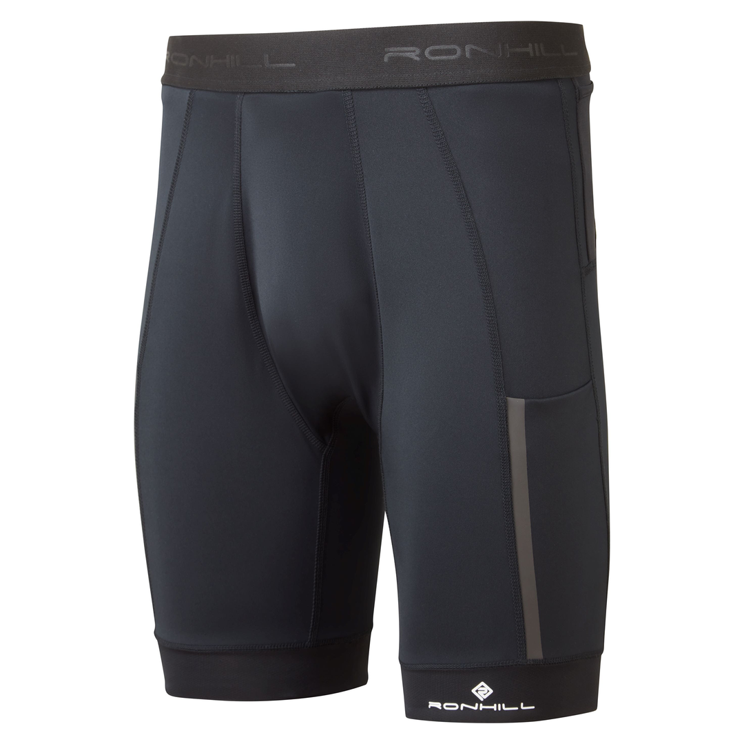 Ronhill Mens Tech Stretch Ultra 8" Short - All Black