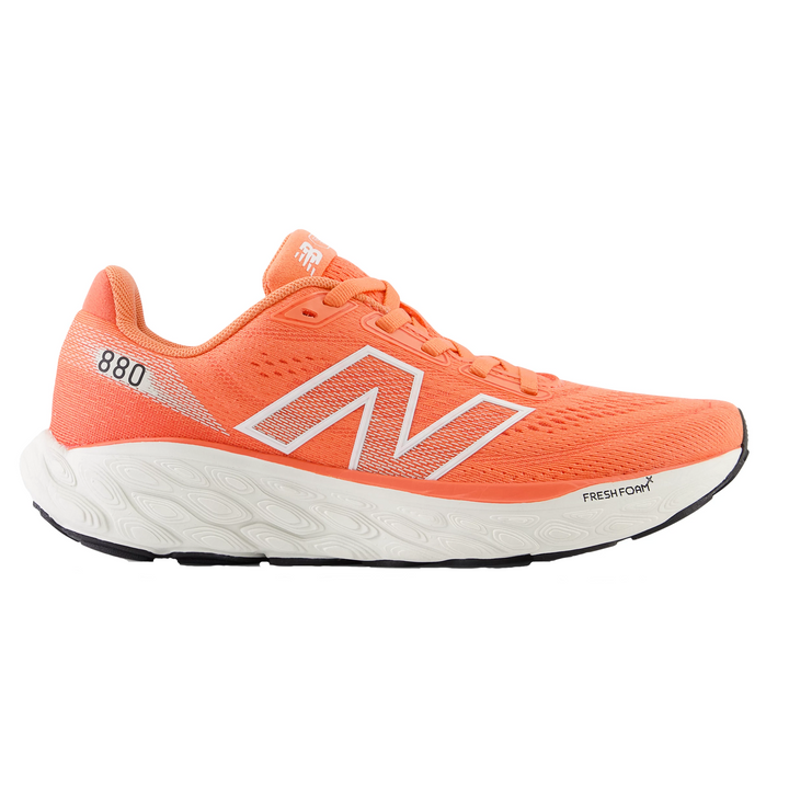 New Balance Womens 880V14 Wide - D Width - Gulf Red/Sea Salt/Black/Gulf Red - Neutral