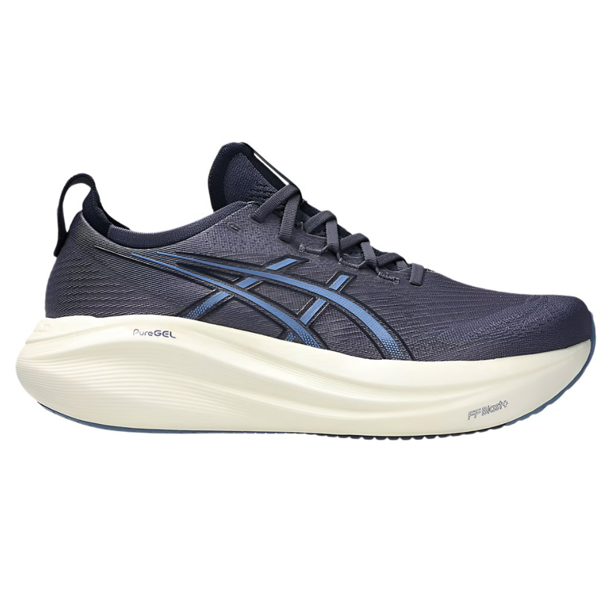 Asics Mens Gel Nimbus 27 - Indigo Fog/Denim Blue - Neutral - SS25