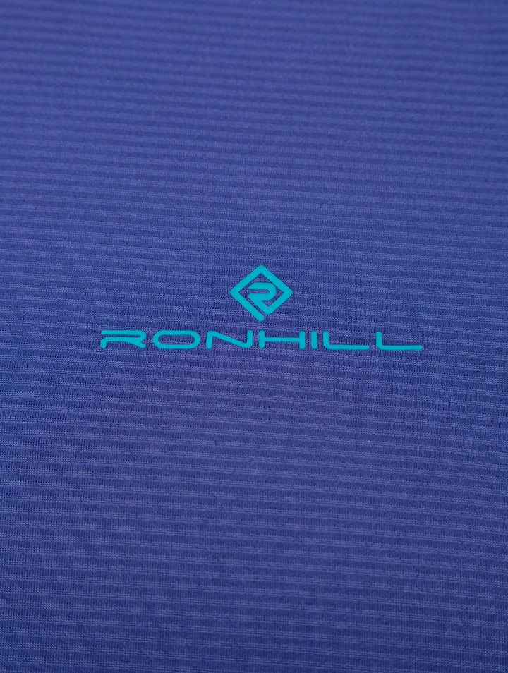 RonHill Womens Tech S/S Tee - Deep Ocean/ Marine