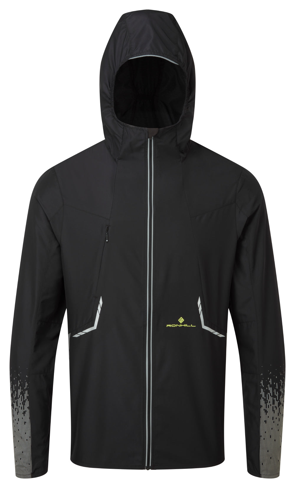 RonHill Mens Tech Reflect Jacket - Black/Reflect