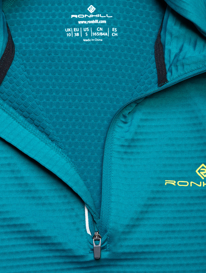 RonHill Womens Tech Winter 1/2 Zip - Marine/Acid