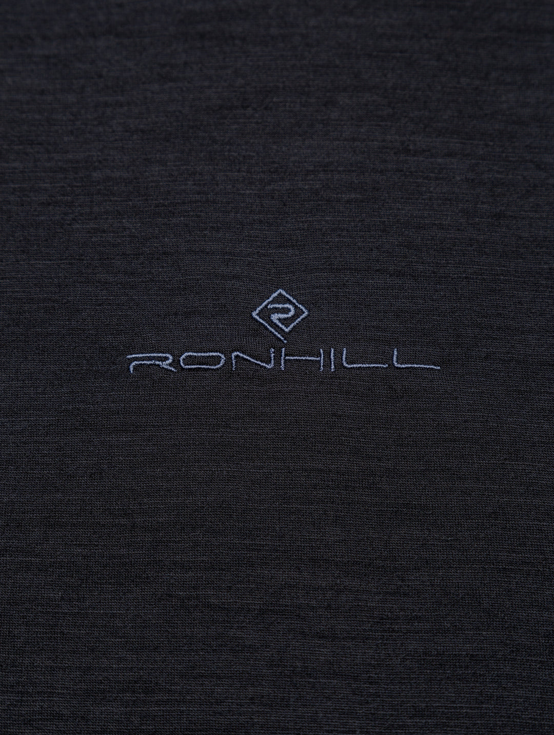 RonHill Men Tech Merino 1/2 Zip - Black/Lake