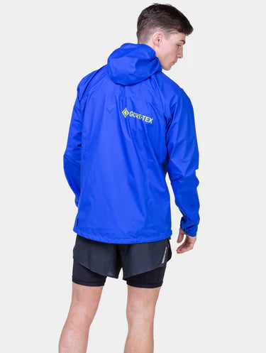 RonHill Mens Tech Gore-Tex Waterproof Mercurial Jacket - Azurite/Citrus