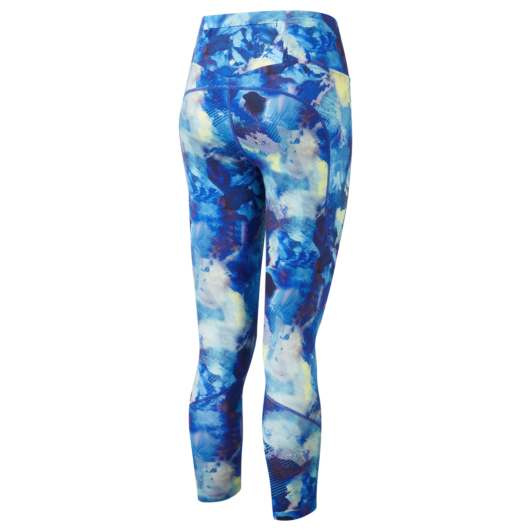 RonHill Womens Tech Crop Tight - Blue Summer Haze