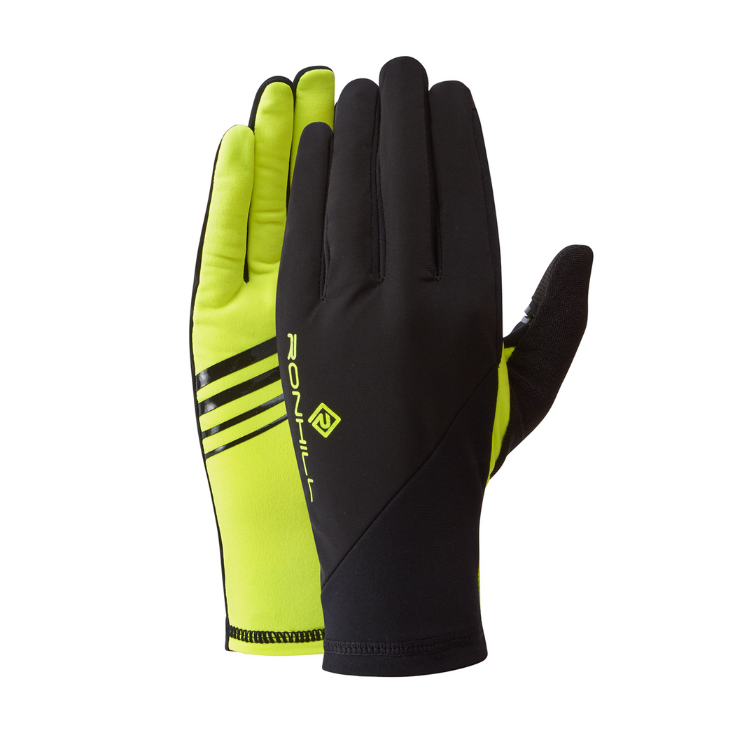 RonHill Wind-Block Glove - Black/Fluo Yellow