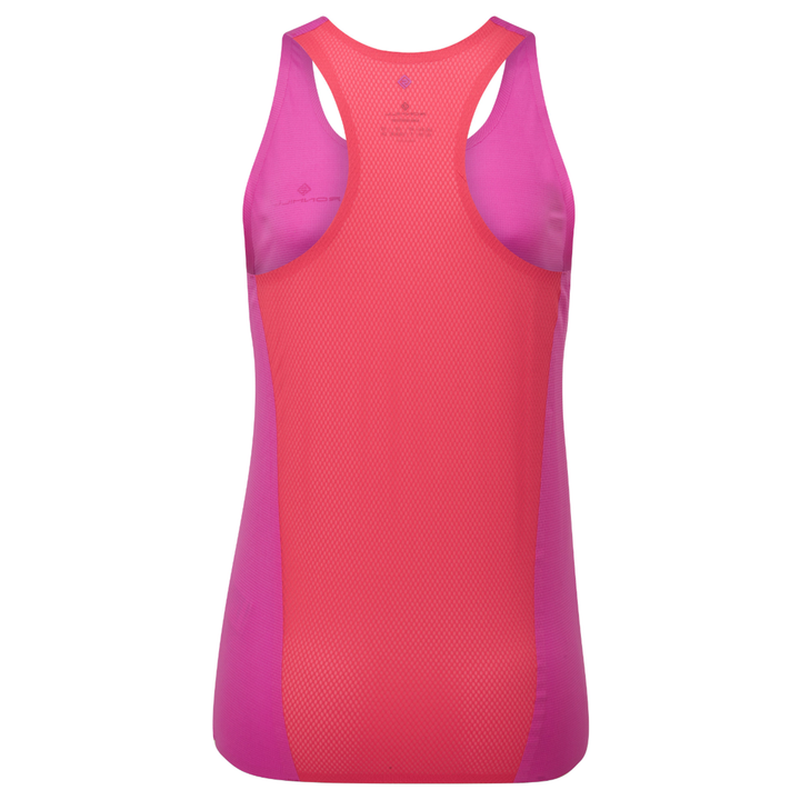 RonHill Womens Tech Race Vest - Razzmatazz/ Sunset