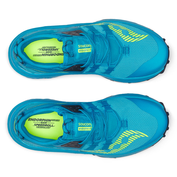 Saucony Womens Endorphin Rift - Viziblue/Navy - Trail