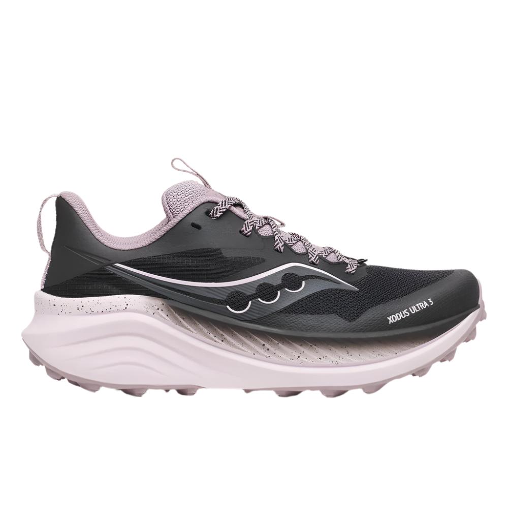 Saucony Womens Xodus Ultra 3 - Black/Quail - Trail - SS25