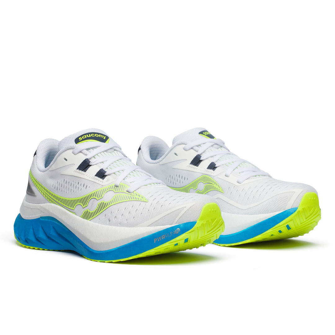 Saucony Womens Endorphin Speed 4 - White/ViziBlue - Neutral