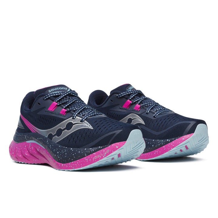 Saucony Womens Endorphin Speed 4 - Navy/Fuchsia - Neutral - SS25