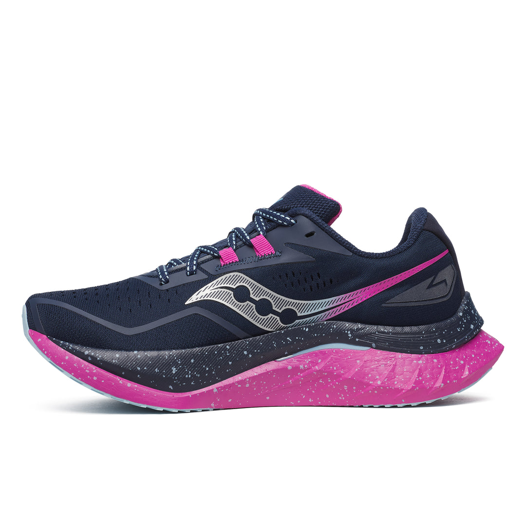 Saucony Womens Endorphin Speed 4 - Navy/Fuchsia - Neutral - SS25