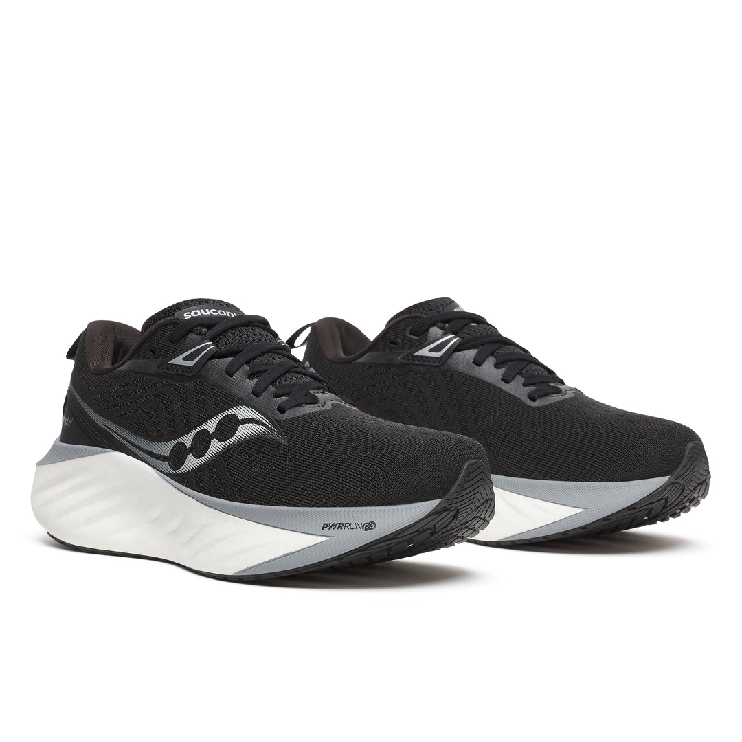 Saucony Womens Triumph 22 - Black/White - Neutral