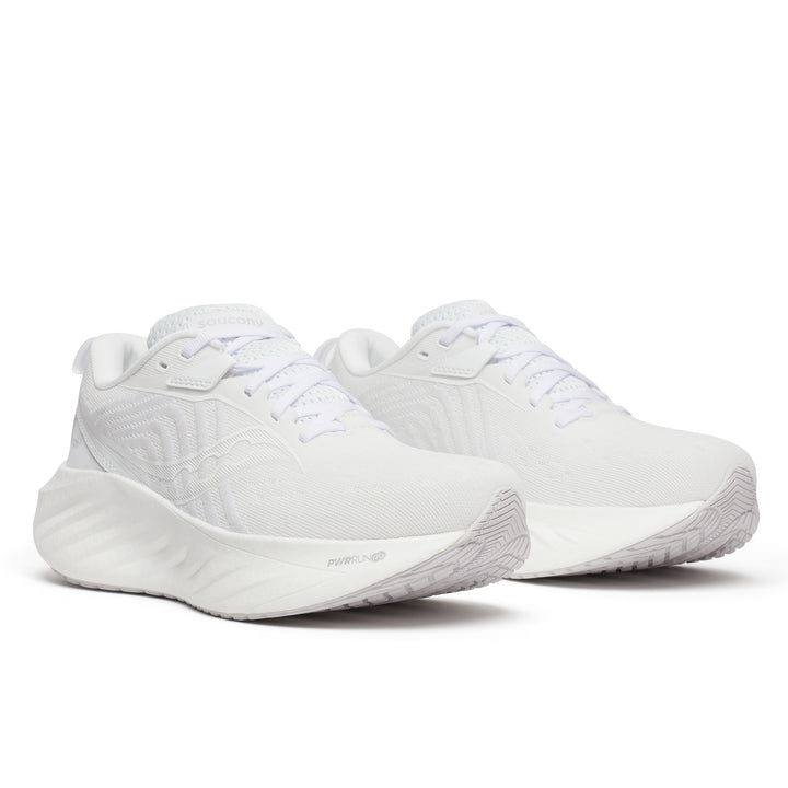 Saucony Womens Triumph 22 - White - Neutral - SS25