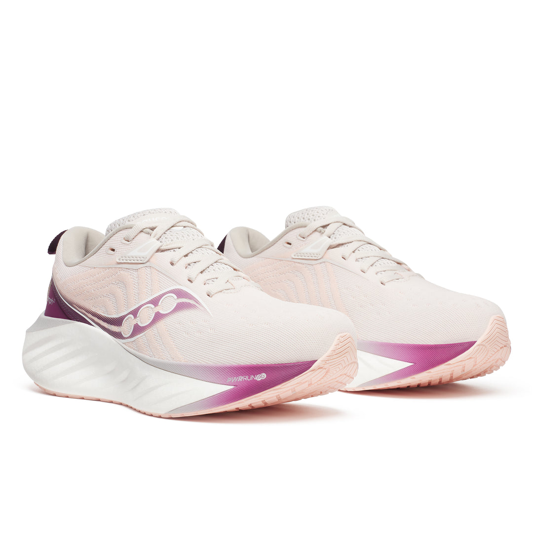 Saucony Womens Triumph 22 - Moon/Eggplant - Neutral