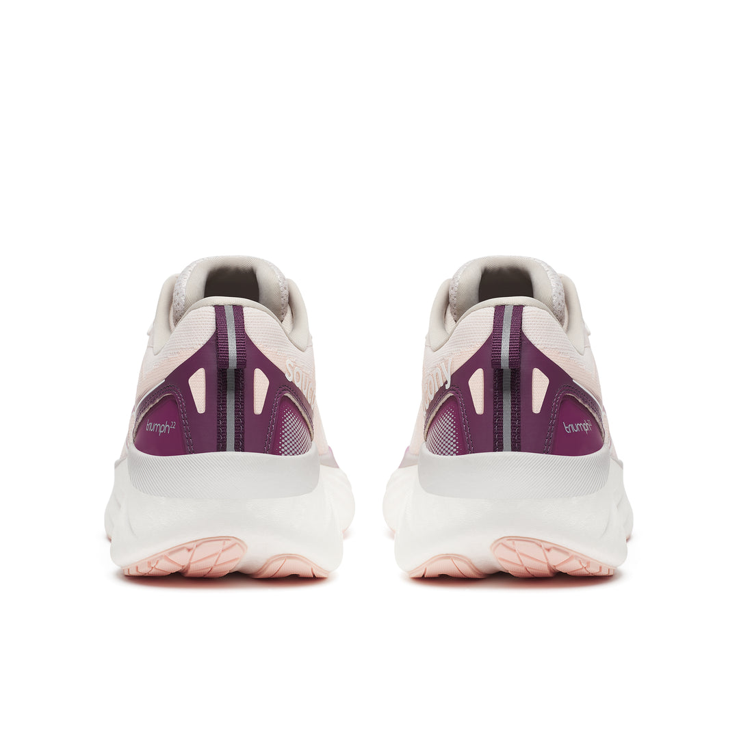 Saucony Womens Triumph 22 - Moon/Eggplant - Neutral