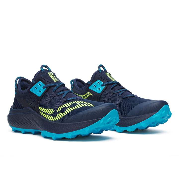 Saucony Mens Endorphin Rift - Navy/Viziblue - Trail