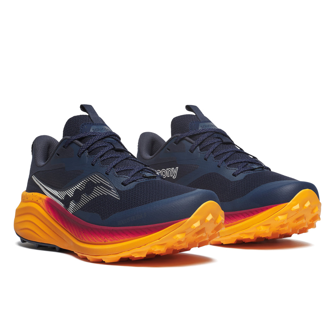 Saucony Mens Xodus Ultra 3 - Navy/Peel - Trail