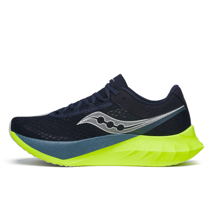 Saucony Mens Endorphin Pro 4 - Navy/Citron - Neutral