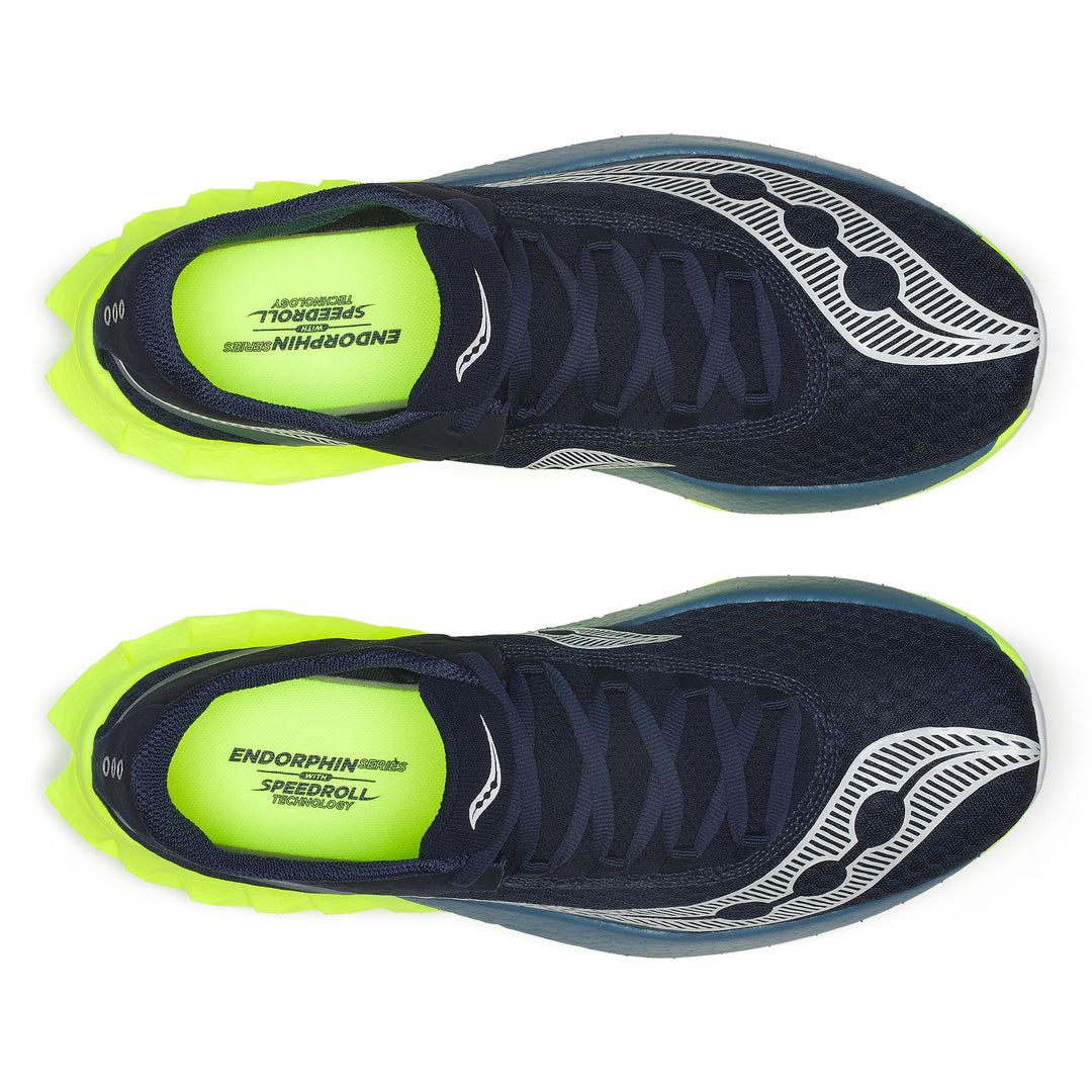 Saucony Mens Endorphin Pro 4 - Navy/Citron - Neutral