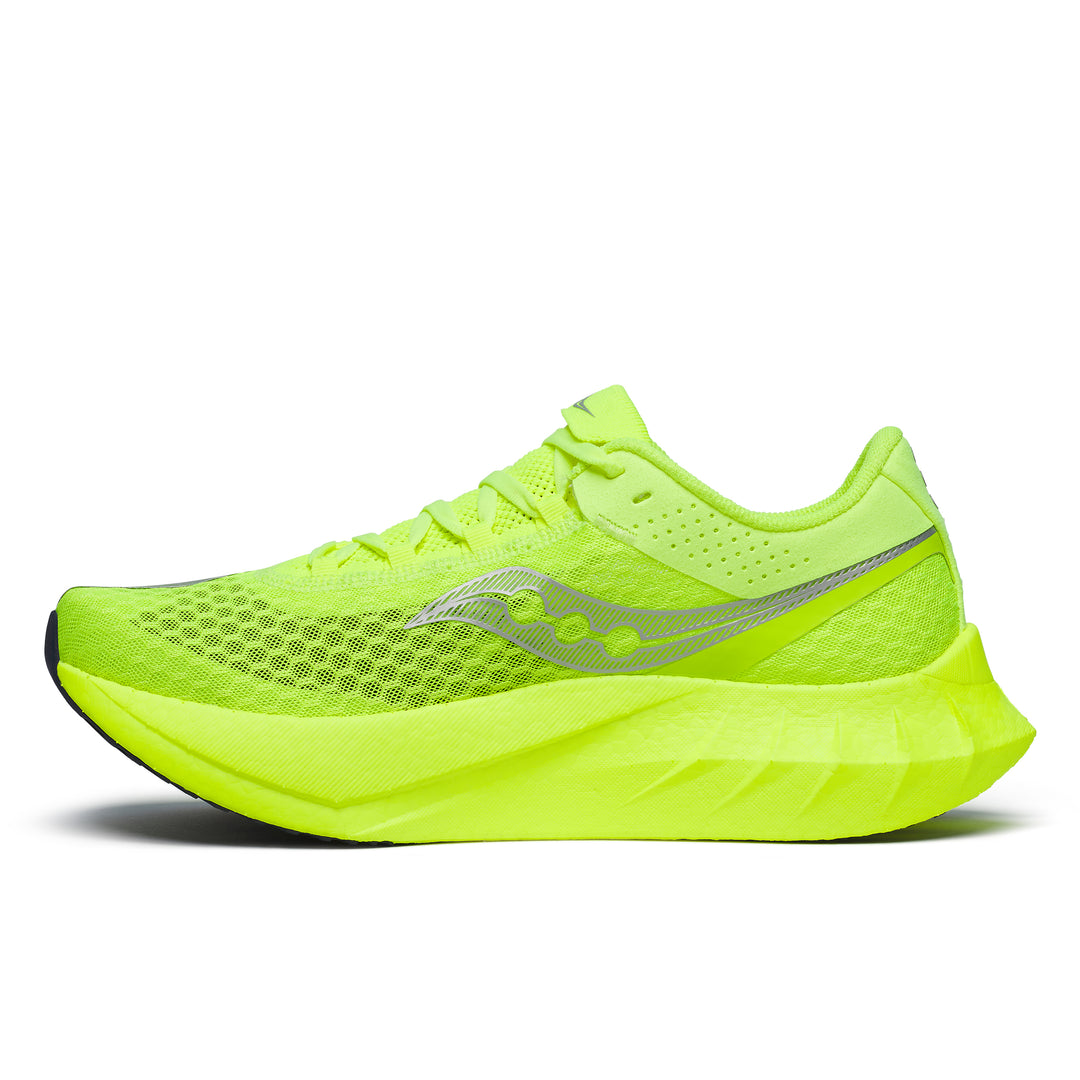 Saucony Mens Endorphin Pro 4 - Citron/Silver - Neutral