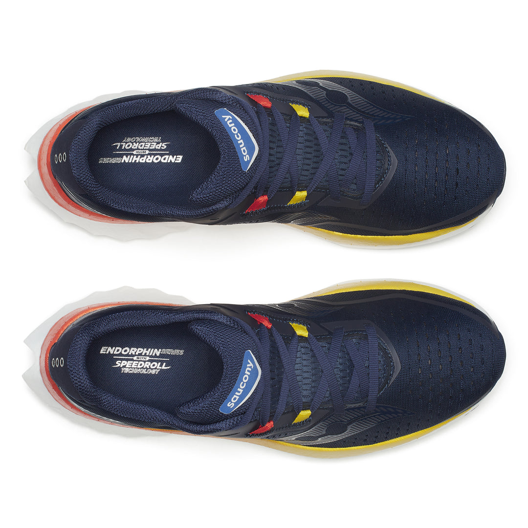 Saucony Mens Endorphin Speed 4 - Navy/Spice - Neutral