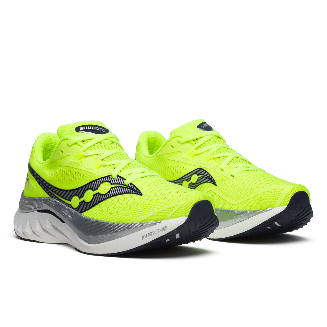 Saucony Mens Endorphin Speed 4 - Citron/Navy - Neutral