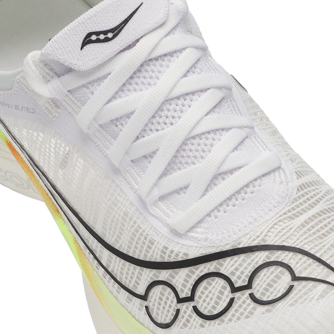 Saucony Unisex Endorphin Elite 2 - White/Peel - Neutral - SS25