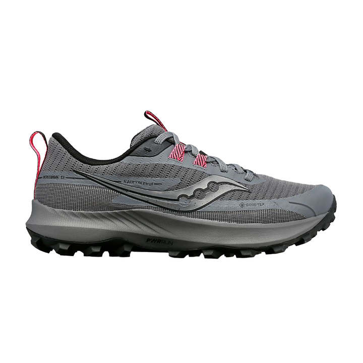 Saucony Womens Peregrine 13 GTX - Gravel/Black - Trail