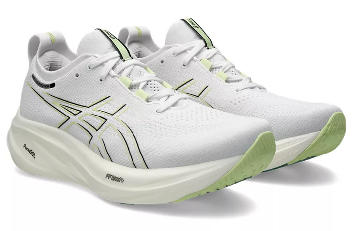 Asics Mens Gel Nimbus 26 - White/Birch - Neutral