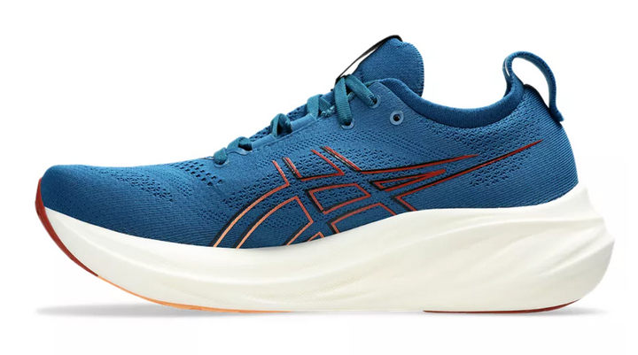 Asics Mens Gel Nimbus 26 - Rich Navy/Faded Orange - Neutral