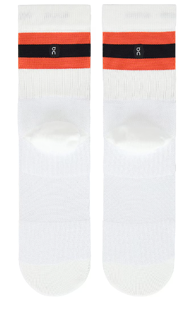 On Tennis Sock Women - White/Flame