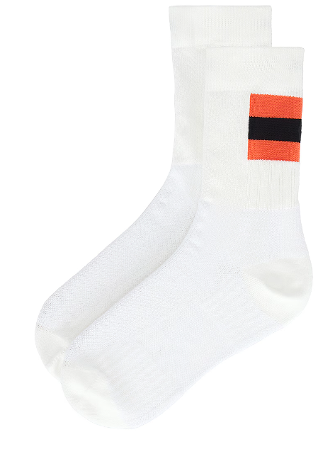 On Tennis Sock Women - White/Flame