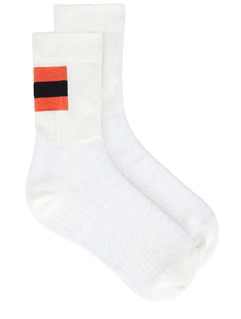 On Tennis Sock Women - White/Flame