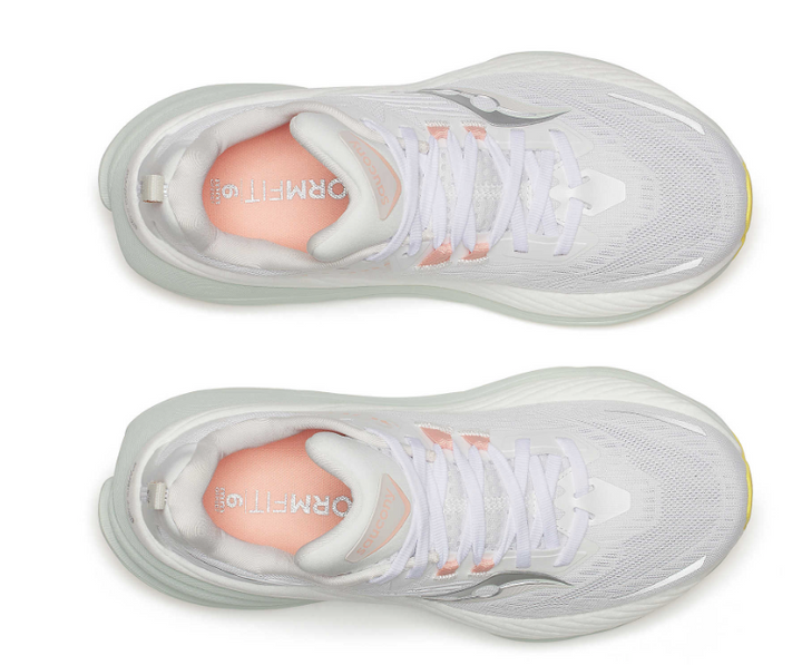 Saucony Womens Hurricane 24 - White/Foam - Stability