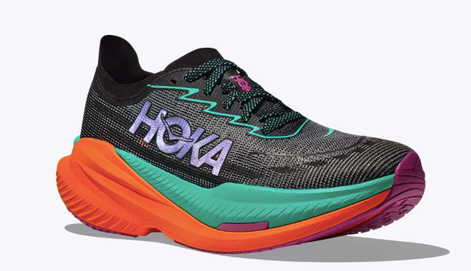 Hoka Mens Mach X 2 - Black/Electric Aqua - Neutral