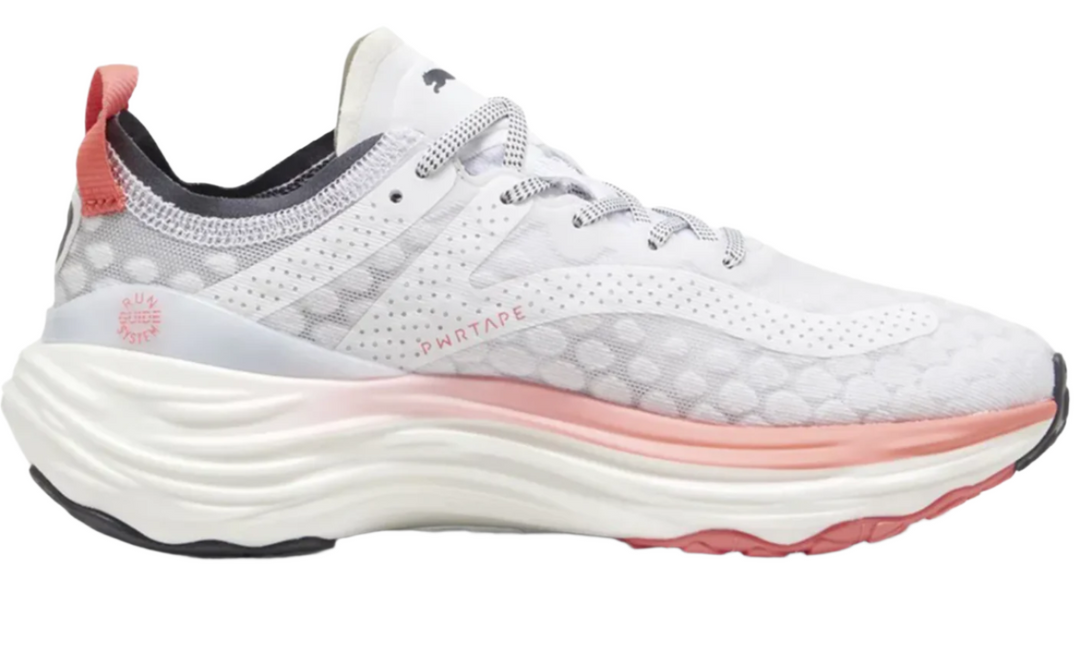 Puma Womens ForeverRun Nitro - White/Pink/Grey - Stability