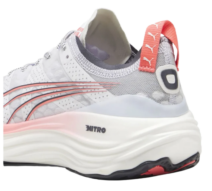 Puma Womens ForeverRun Nitro - White/Pink/Grey - Stability