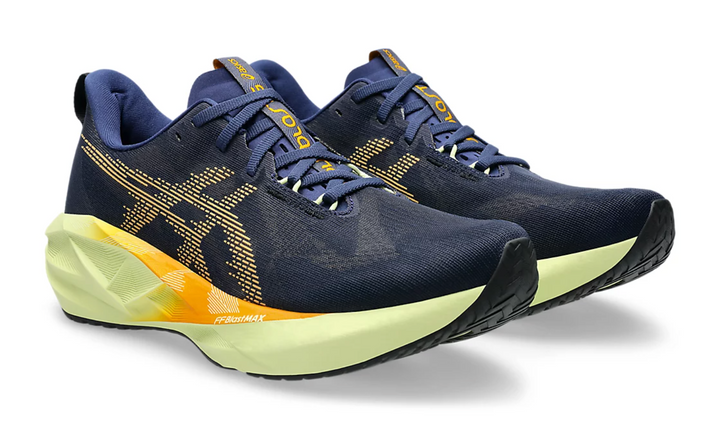 Asics Mens Novablast 5 - Indigo Blue/Amber - Neutral - SS25