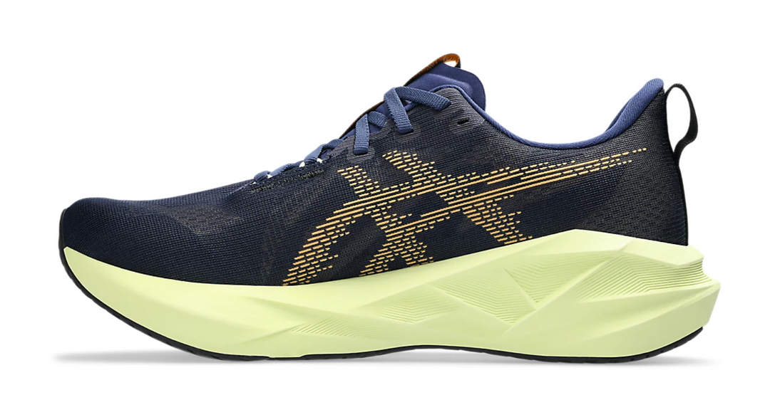 Asics Mens Novablast 5 - Indigo Blue/Amber - Neutral - SS25