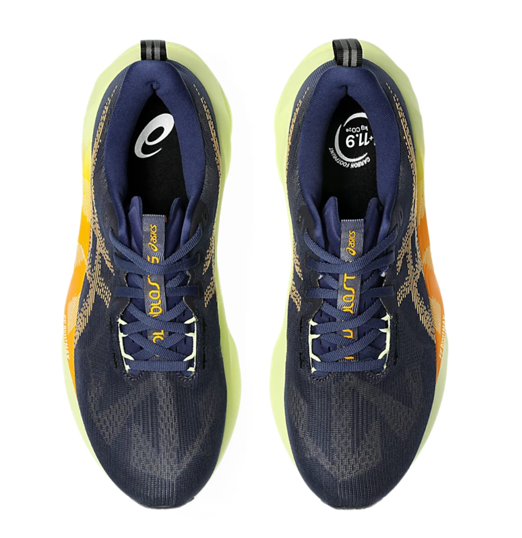 Asics Mens Novablast 5 - Indigo Blue/Amber - Neutral - SS25