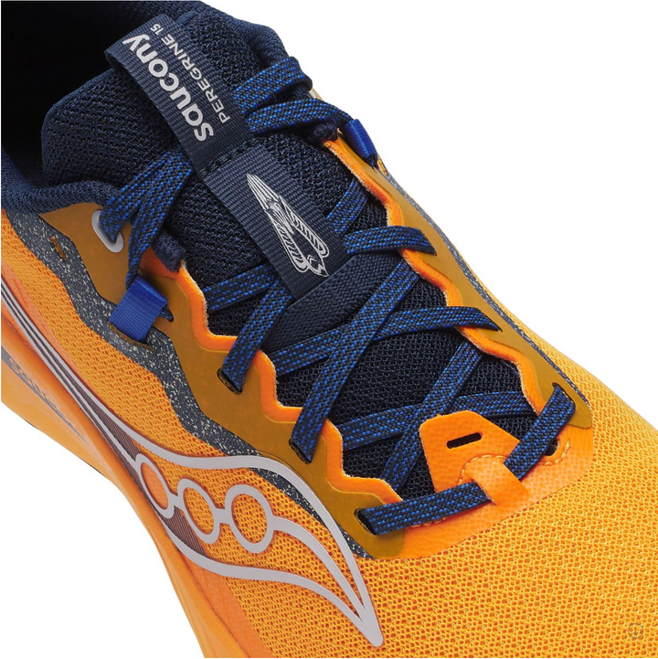 Saucony Mens Peregrine 15 - Peel/Navy - Trail - SS25