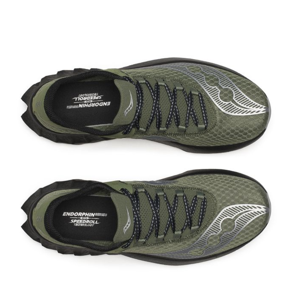 Saucony Mens Endorphin Pro 4 - Olivine/Black - Neutral - SS25