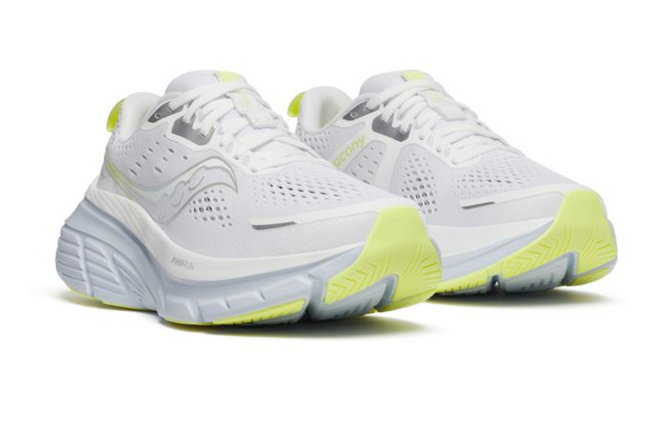 Saucony Womens Guide 18 - White/Ice Melt - Stability - SS25